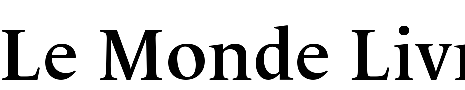 Le Monde Livre Semi Bold Schrift Herunterladen Kostenlos