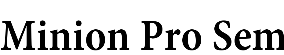 Minion Pro Semibold Cond Caption Font Download Free