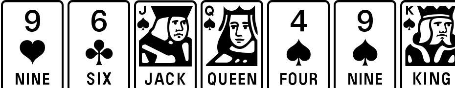 Linotype Game Pi English Cards Font Download Free