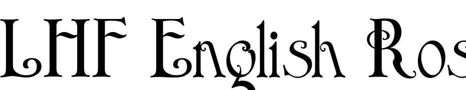 LHF English Rose Font Download Free