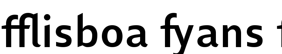 Lisboa Sans Ligatures Bold Scarica Caratteri Gratis