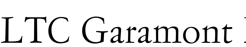 LTC Garamont Display OT Yazı tipi ücretsiz indir