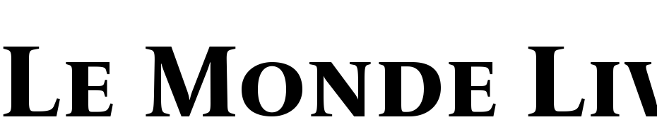 Le Monde Livre SC Bold Font Download Free