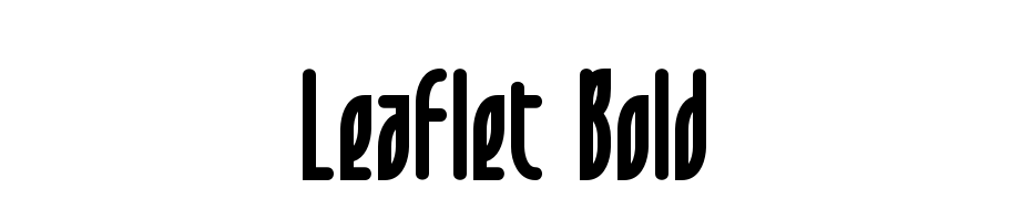 Leaflet Bold Font Download Free