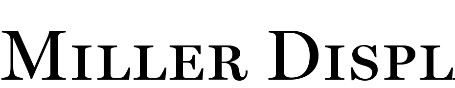 Miller Display Roman SC Font Download Free