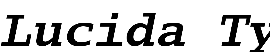 Lucida Typewriter Std Bold Oblique Font Download Free