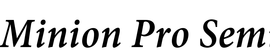 Minion Pro Semibold Cond Italic Caption Font Download Free
