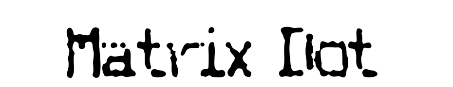 Matrix Dot Font Download Free