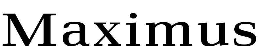 Maximus LT Std Medium Font Download Free