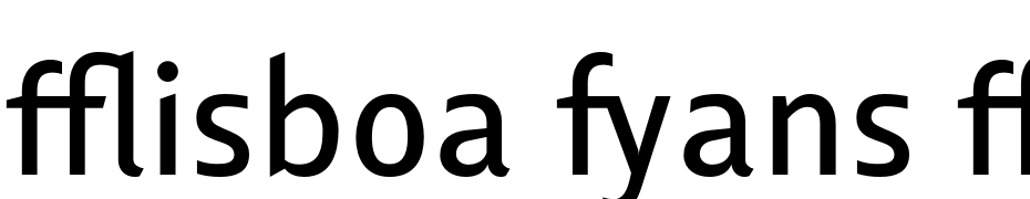 Lisboa Sans Ligatures Font Download Free