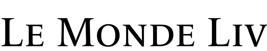 Le Monde Livre SC Normal Font Download Free