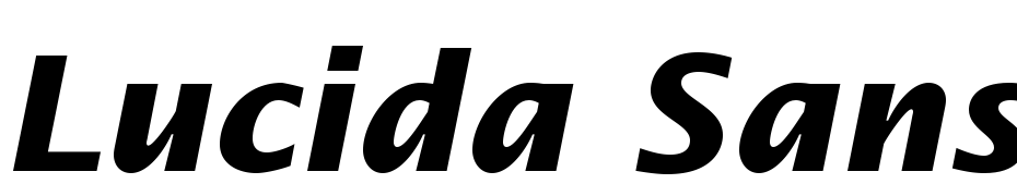 Lucida Sans Std Bold Italic Font Download Free