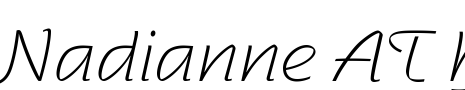 Nadianne AT Book Font Download Free