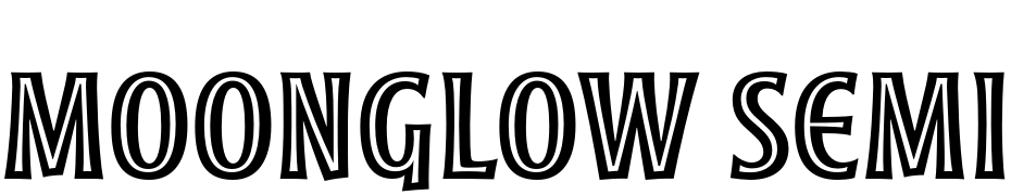 Moonglow Semibold Condensed Fuente Descargar Gratis