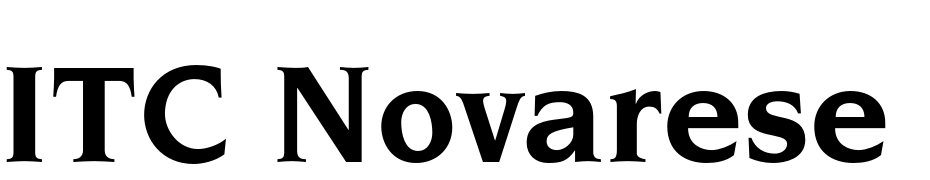 ITC Novarese Std Bold Font Download Free