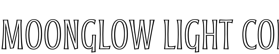 Moonglow Light Condensed Font Download Free