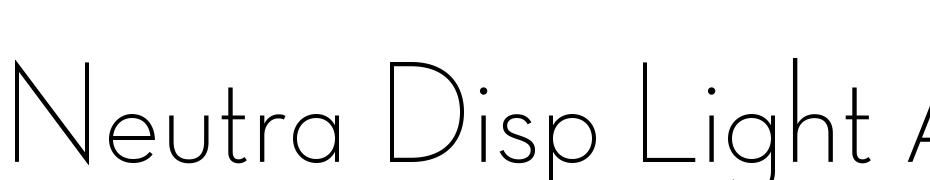 Neutra Display Alt Light Font Download Free