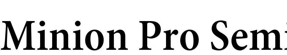 Minion Pro Semibold Cond Font Download Free
