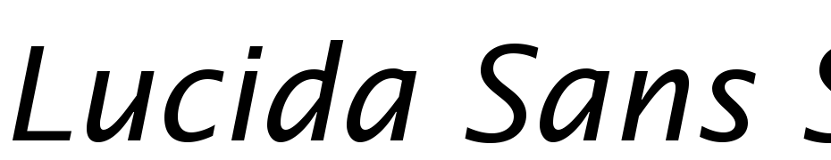 Lucida Sans Std Italic Yazı tipi ücretsiz indir