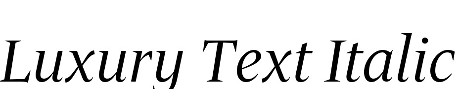 Luxury Text Italic Font Download Free