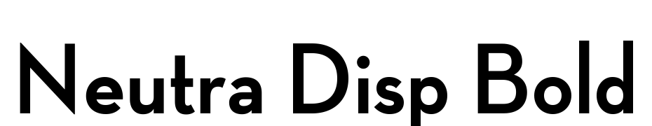 Neutra Display Bold Font Download Free