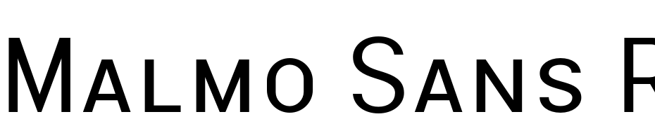 Malmo Sans Regular SC Fuente Descargar Gratis