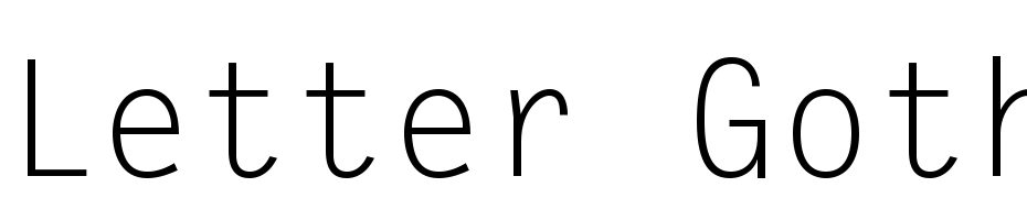 Letter Gothic Std Medium Font Download Free