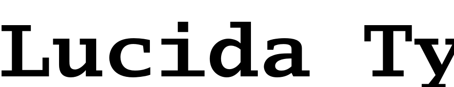 Lucida Typewriter Std Bold Font Download Free