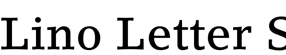 Lino Letter Std Medium Font Download Free