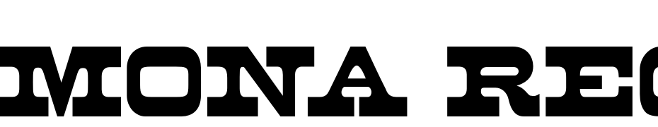 Mona Regular Font Download Free
