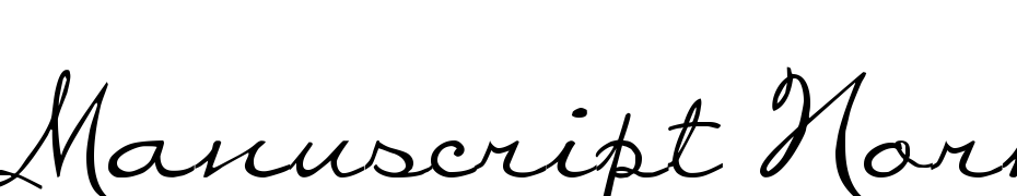 Manuscript Normal Font Download Free
