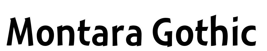 Montara Gothic Font Download Free