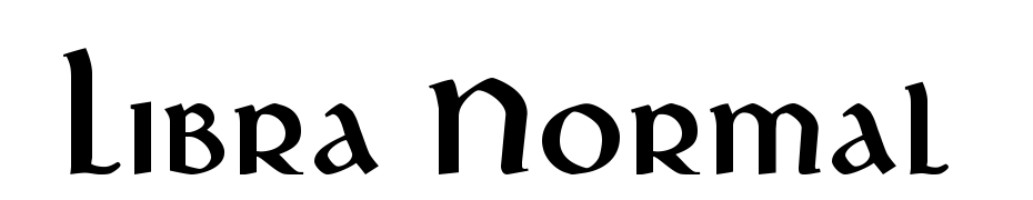 Libra Normal cкачати шрифт безкоштовно