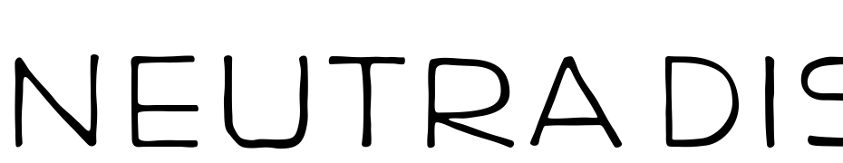 Neutra Display Drafting Font Download Free