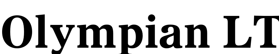 Olympian LT Std Bold Font Download Free