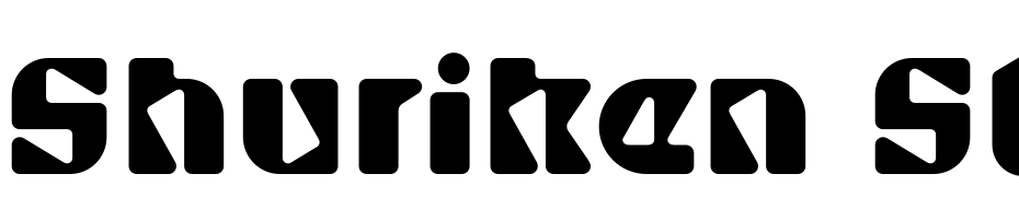 Shuriken Std Boy Font Download Free