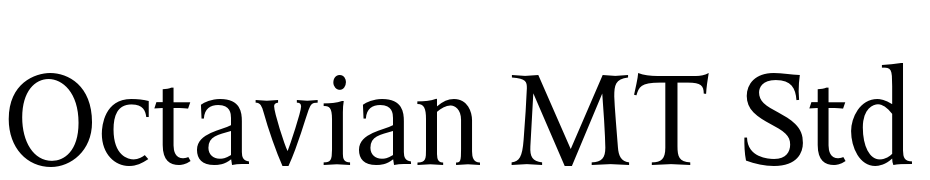 Octavian MT Std Font Download Free