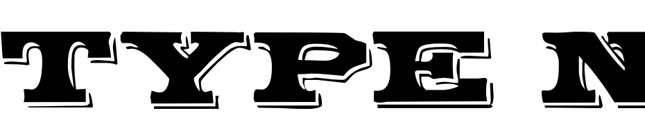 Type No10 Font Download Free