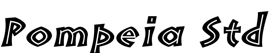 Pompeia Std Inline Italic Font Download Free