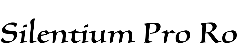 Silentium Pro Roman II Font Download Free