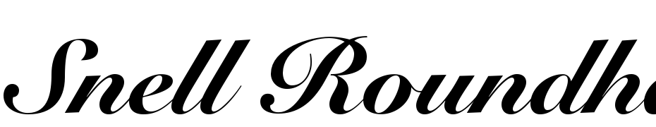 Snell Roundhand LT Std Black Script Font Download Free