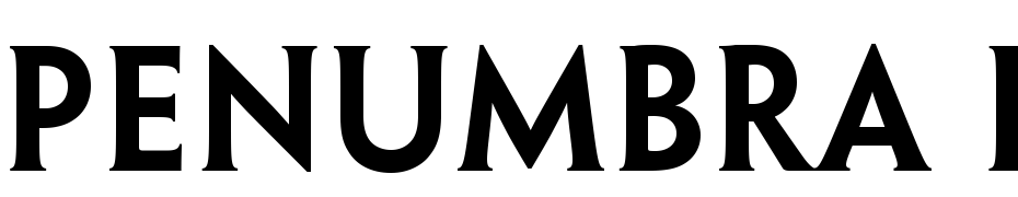 Penumbra Half Serif Std Semibold Font Download Free