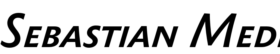 Sebastian Medium SC Italic Font Download Free
