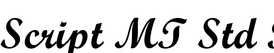Script MT Std Bold Font Download Free