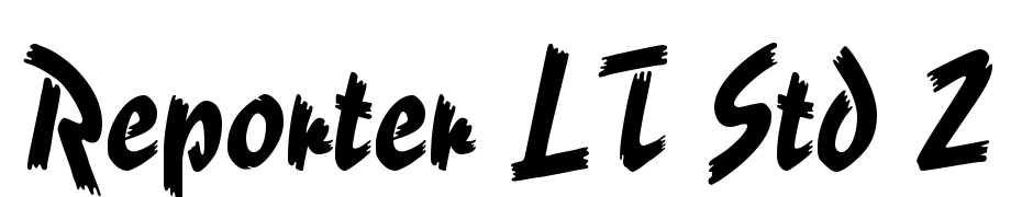 Reporter LT Std 2 Font Download Free