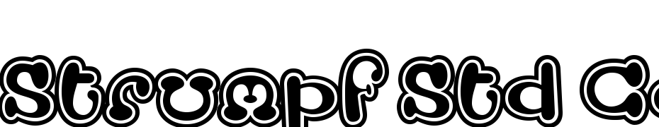 Strumpf Std Contour Font Download Free