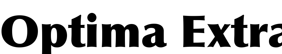 Optima LT Std Extra Black Font Download Free