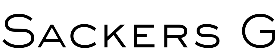 Sackers Gothic Light AT Font Download Free