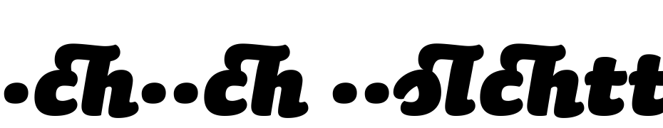 Sauna Ligatures Black Italic Swash Font Download Free
