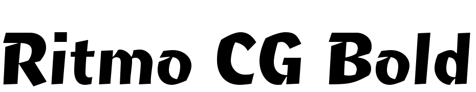 Ritmo CG Bold Font Download Free